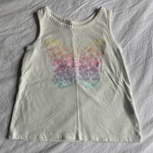 White butterfly tank-top 🌱🦚🌱